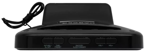 Радиочасы Harper HCLK-2060 black/black - фото в интернет-магазине Арктика