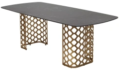 Стол обеденный CHIAVARI 220 (KL-116 / BRONZE)- М-Сити - каталог товаров магазина Арктика