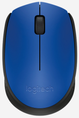Мышь Logitech M171 (синее/черная) (910-004640) - каталог товаров магазина Арктика