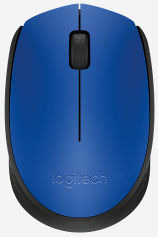 Мышь Logitech M171 (синее/черная) (910-004640) - фото в интернет-магазине Арктика