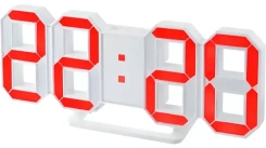 Часы Perfeo Luminous White/Red (PF-663) PF_5201* - каталог товаров магазина Арктика