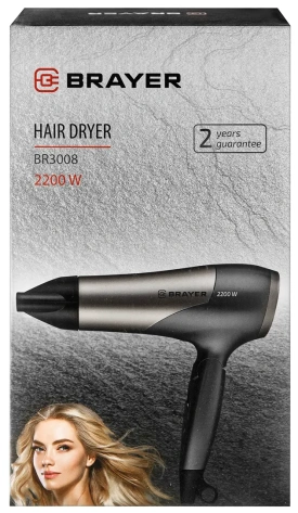 Фен BRAYER BR3008 - фото в интернет-магазине Арктика