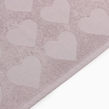 Полотенце махровое "Hearts" 9415392 50*90 см (св-розовый) - Сима-ленд - фото в интернет-магазине Арктика