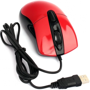 Мышь Gembird MOP-415-R USB (красная) - фото в интернет-магазине Арктика