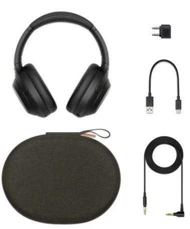 Наушники Sony WH-1000XM4 Black - фото в интернет-магазине Арктика