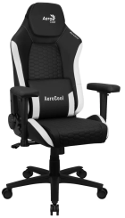 Кресло для геймеров Aerocool Crown Leatherette (черное/белое) - каталог товаров магазина Арктика