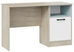 Детская "Оливер" стол письменный тип 1 (дуб Крафт серый/Белый /серо-голубой) - Три Я - каталог товаров магазина Арктика