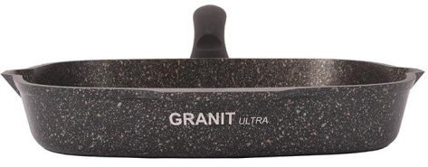 Сковорода-гриль "Granit Ultra" сгкго263а 26 см - Кукмара - фото в интернет-магазине Арктика