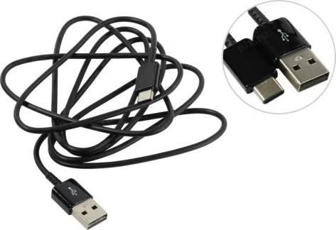 Кабель Samsung EP-DG930IBRGRU black USB Type-C 1.5m - фото в интернет-магазине Арктика