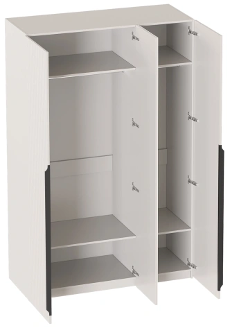 Спальня "Нора" шкаф 3-х дверн с зерк (персидский жемчуг/вереск ромено) - Мебельград - фото в интернет-магазине Арктика