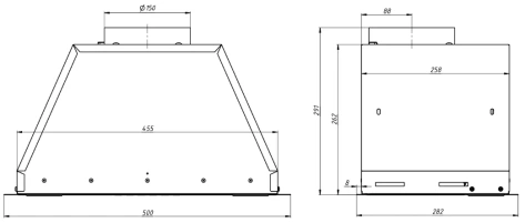 Вытяжка Elikor BOX 50П-1000-Э4Д Белый - фото в интернет-магазине Арктика