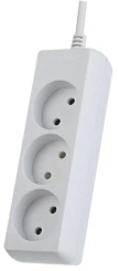 Удлинитель Perfeo Powerlight PF_A4682 1,5м, 3 розетки, белый (PF-PL-3/1,5-W)* - каталог товаров магазина Арктика
