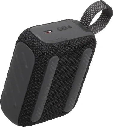 Портативная акустика JBL Go 4 Black (JBLGO4BLK) - фото в интернет-магазине Арктика