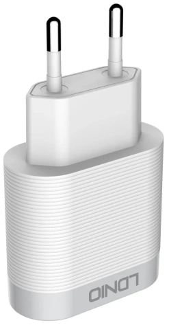 Зарядное устройство сетевое LDNIO A303Q 18W +Type-C QC 3.0 White (LD_B4370) - фото в интернет-магазине Арктика