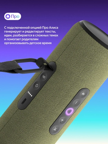 Умная колонка Яндекс Станция Стрит (YNDX-00030GRN) Зеленая - фото в интернет-магазине Арктика