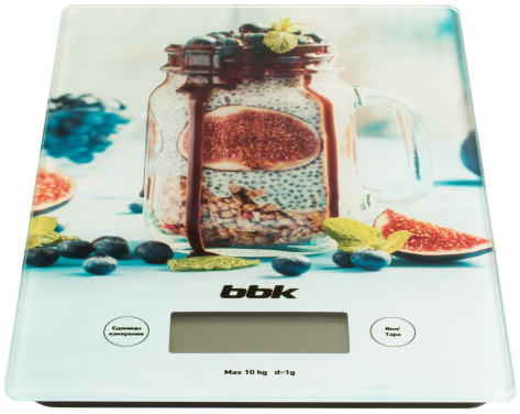 Весы кухонные BBK KS102G лазурный - фото в интернет-магазине Арктика
