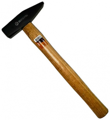 Молоток ВИХРЬ квадратный боёк с деревянной ручкой, 600 гр. - фото в интернет-магазине Арктика