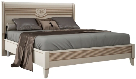 Спальня "Изотта" (ИТ-820.28) кровать 180*200 (Валенсия) - Ангстрем - фото в интернет-магазине Арктика