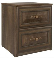 Спальня "Габриэлла" 06.34 тумба прикр (дуб кальяри/дуб коньяк/дуб кальяри патина) - Олмеко - каталог товаров магазина Арктика