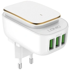 Зарядное устройство сетевое LDNIO A3305 17W USB 3+ Кабель Lightning LD_B4375* - каталог товаров магазина Арктика