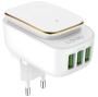 Зарядное устройство сетевое LDNIO A3305 17W USB 3+ Кабель Lightning LD_B4375*