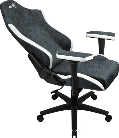 Кресло для геймеров Aerocool Crown AeroSuede Steel Blue (синее) - фото в интернет-магазине Арктика