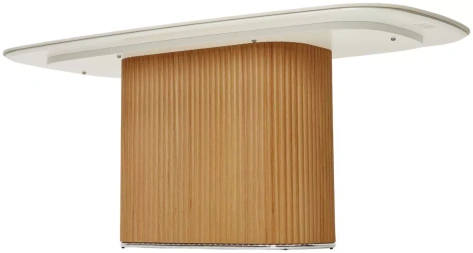 Стол обеденный TAMPA 180 (WHITE / OAK) - М-Сити - фото в интернет-магазине Арктика