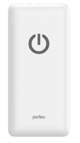 Портативный аккумулятор Perfeo 10000mah PF_B4879 ABSOLUTE (белый) - фото в интернет-магазине Арктика