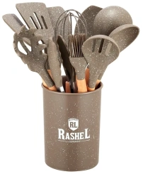 Набор кухонных принадлежностей R-18012 12пр. (коричневый) - Маруся - каталог товаров магазина Арктика
