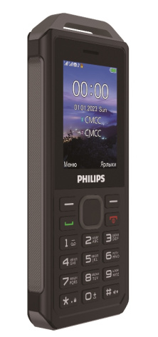 Мобильный телефон Philips Xenium E2317 Dark Grey - фото в интернет-магазине Арктика