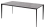 Стол обеденный NOTO DF0077T (GLOSS STARLIGHT BLACK / BLACK) - М-Сити