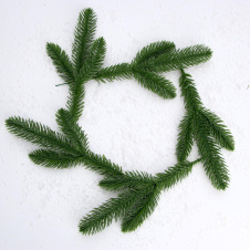 Декор "Веточка ели", набор 5 шт, размер 1 шт 27*9,5*3 см   7830111 - Сима-ленд - каталог товаров магазина Арктика