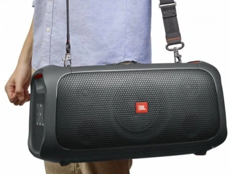 Музыкальный центр JBL Partybox On-The-Go (JBLPARTYBOXGOB) - фото в интернет-магазине Арктика