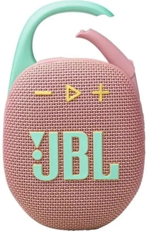 Портативная акустика JBL Clip 5 Pink (JBLCLIP5PINK) - фото в интернет-магазине Арктика