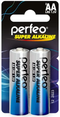 Батарейка Perfeo LR6-2BL mini Super Alkaline 2 шт - фото в интернет-магазине Арктика