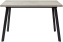 Стол обеденный ФИН 120 (дуб шерман серый/черный) - М-Сити - фото в интернет-магазине Арктика