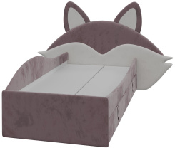 Детская "Фокс" ПМ-332.18 исп.2 кровать с 2 ящиками в мягкой обивке (Formula 392 (слива)) - ВКДП - каталог товаров магазина Арктика