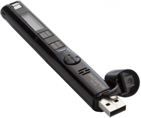 Диктофон Olympus VP-10 USB 4Gb black - фото в интернет-магазине Арктика