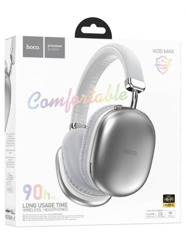 Наушники Hoco W35 Max Silver (HC-12210) - фото в интернет-магазине Арктика