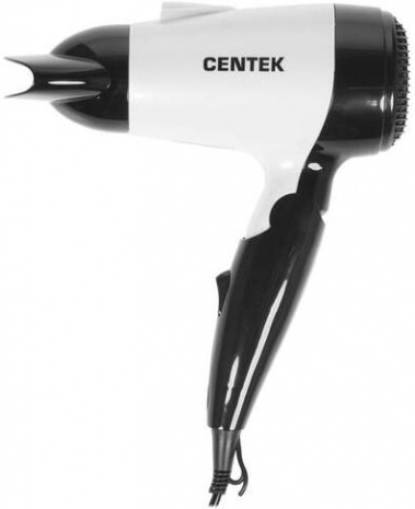Фен Centek CT-2231 белый/черный - фото в интернет-магазине Арктика