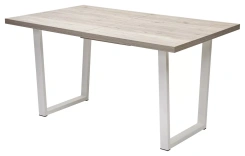 Стол обеденный ЛОФТ 160 (Дуб Анкона/ Белый) - М-Сити - каталог товаров магазина Арктика
