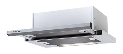 Вытяжка Krona Kamilla slim 600 inox (2 мотора) - фото в интернет-магазине Арктика