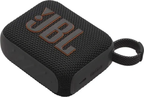 Портативная акустика JBL Go 4 Black (JBLGO4BLK) - фото в интернет-магазине Арктика