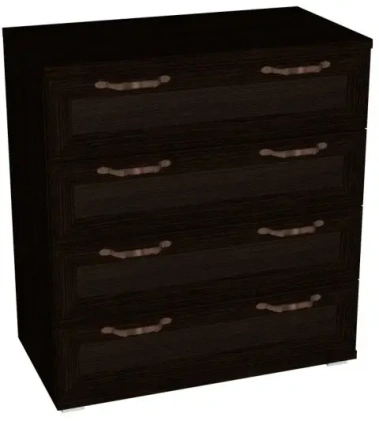 Спальня "Рандеву" K80 комод (венге) - Евромебель - фото в интернет-магазине Арктика