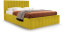 Кровать "Вена" 1400 с мех (Мора горчица) - Мебельград - фото в интернет-магазине Арктика