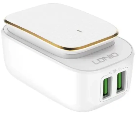 Зарядное устройство LDNIO A2205 USB 2+ Кабель Lightning LD_B4372* - фото в интернет-магазине Арктика