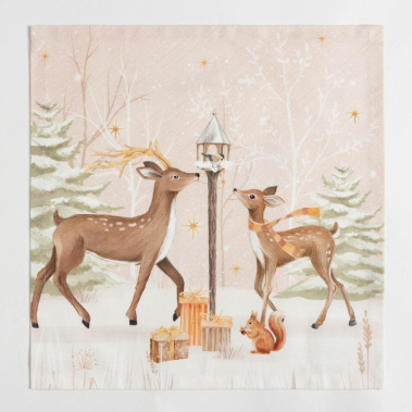 Набор салфеток "Этель" Christmas snowman 40х40см 4 шт 7015801 - Сима-ленд - фото в интернет-магазине Арктика