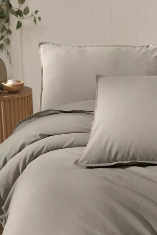 Постельное белье "Arya Natural Stone Washed 200*220 капучино - Ария - фото в интернет-магазине Арктика