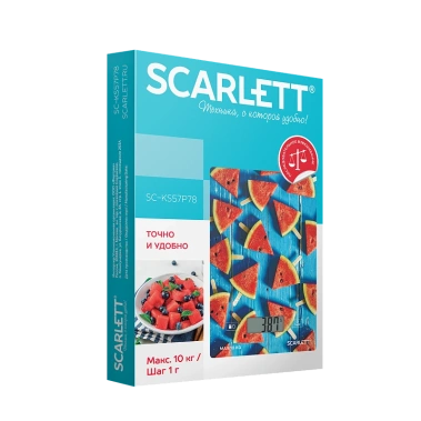 Весы кухонные Scarlett SC-KS57P78 - фото в интернет-магазине Арктика