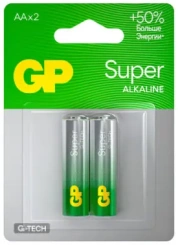 Батарейка GP LR6-2BL Super G-TECH 2 шт - каталог товаров магазина Арктика